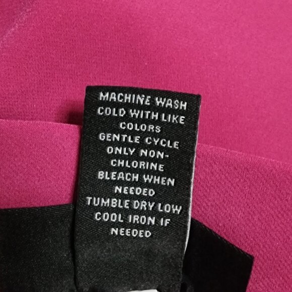 Lane Bryant Pants Womens Plus Size 24 Solid Purple Pull On Crop Zipper Pockets - Picture 5 of 5